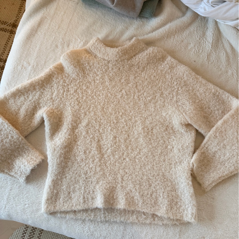 Madewell Alpaca/Wool Cream Sweater
